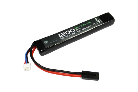 1200mAh Lipo 7.4V 20C stick