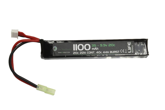 1100mAh Li-Fe 9.9V 20C stick