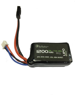 1200mAh Lipo 7.4V 20C PEQ micro